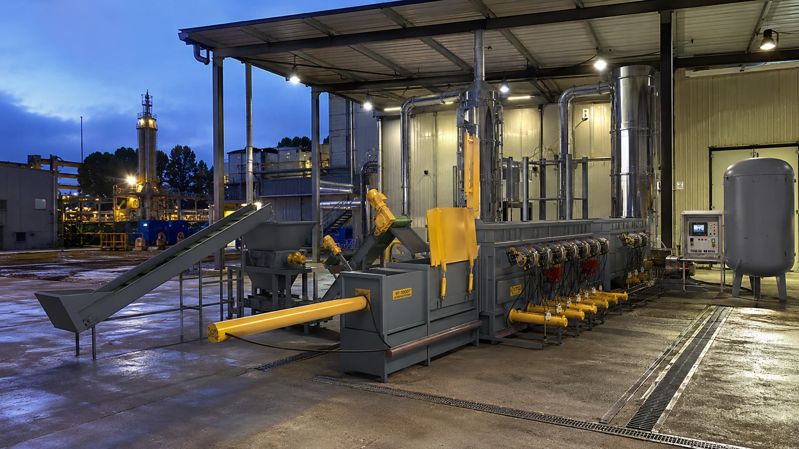 YF-1000P mavi saatte tesis kurulumu