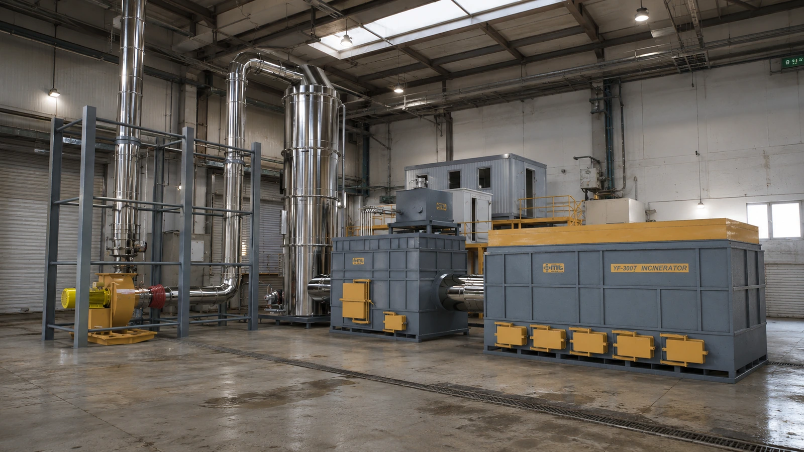 YF-300T yüksek açı tesis görünümü
