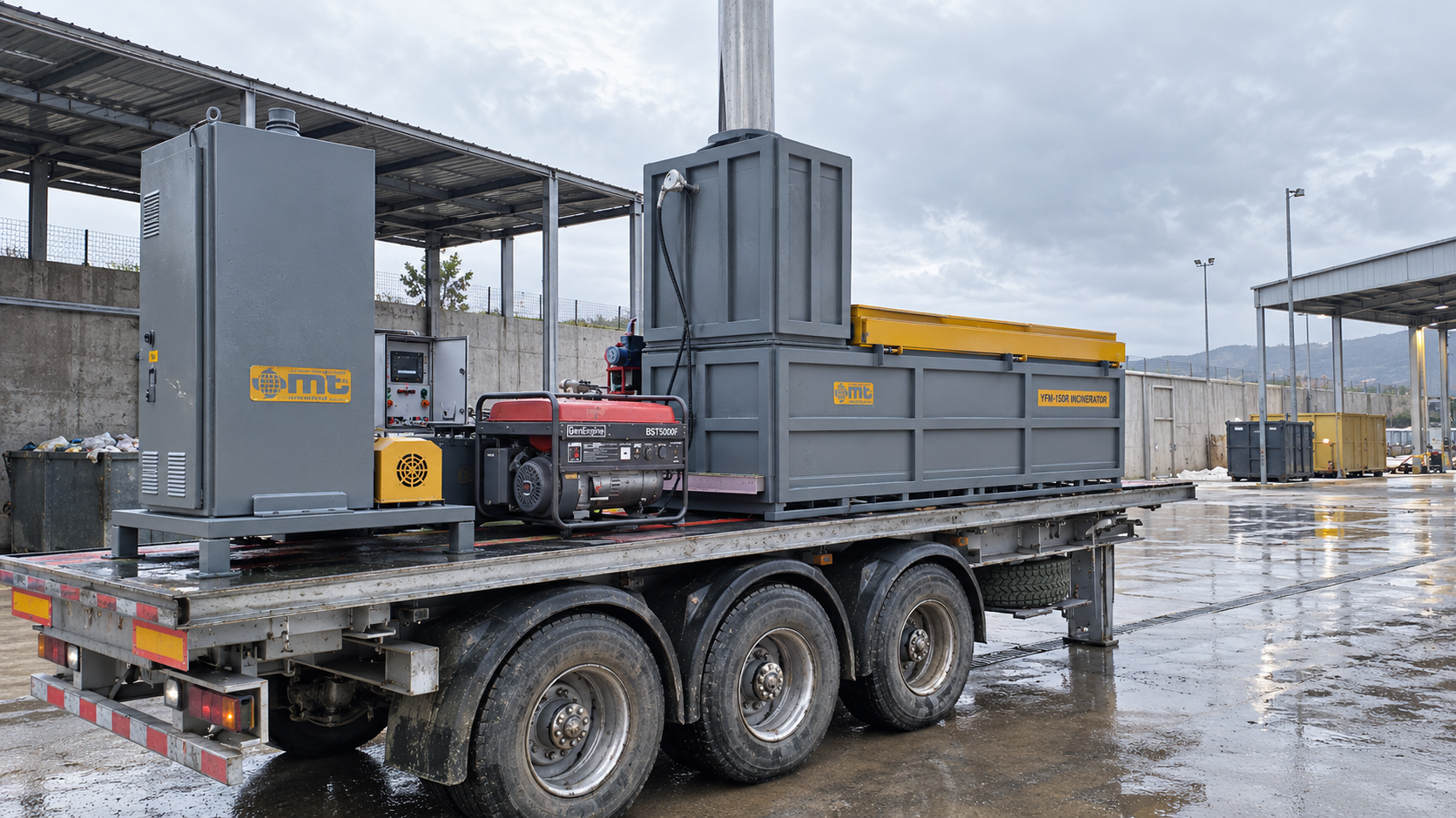 YFM-150R açık servis sahası kurulumu