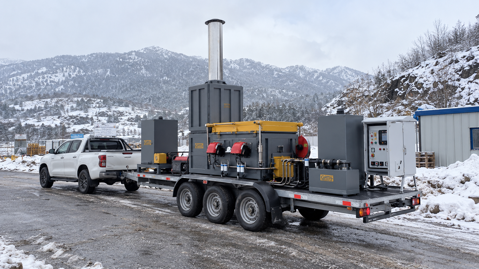 YFM-80R açık servis sahası kurulumu